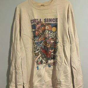 Brandy Melville “Chill since 1993” crewneck sweatshirt
